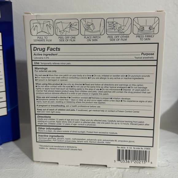 Back pain hot/cold pack, back support & lidocaine patches - Picture 12 of 14